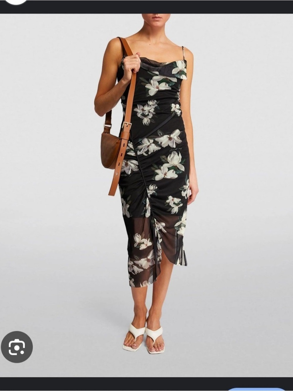 ALLSAINTS Ulla Alessandra Midi Dress Size 6
